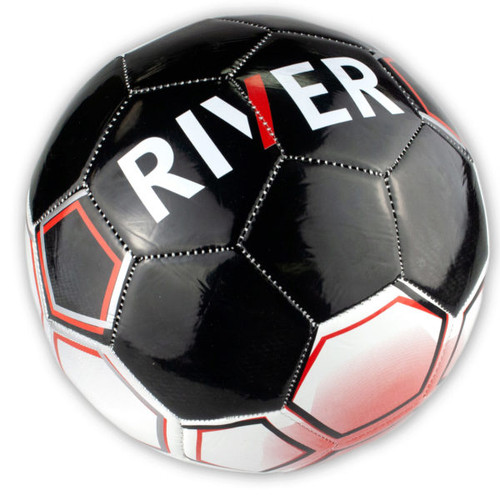 Pack of 2 Black and White Argentina River Plate Soccer Ball 8.5"