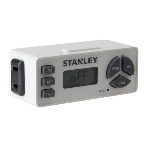 Stanley Timermax Digislim Indoor 2-Outlet Daily Digital Bar Timer