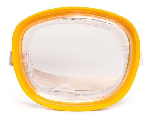 5.25" Yellow Catalina Clear Mask Swimming Pool Accessory for Kids