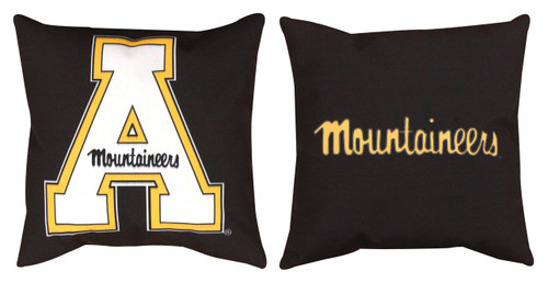 NCAA Appalachian State Mountaineers Indoor/Outdoor Patio Throw Pillow 20" x 20"