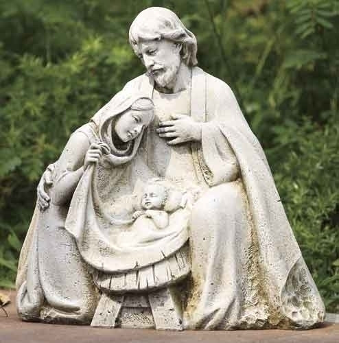 10" Joseph's Studio Holy Family Religious Nativity Garden Outdoor Statue