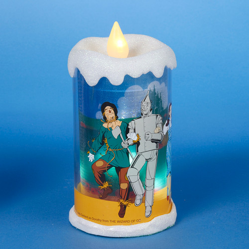Wizard of Oz Yellow Brick Road Battery-Operated LED Flameless Decorative Candle