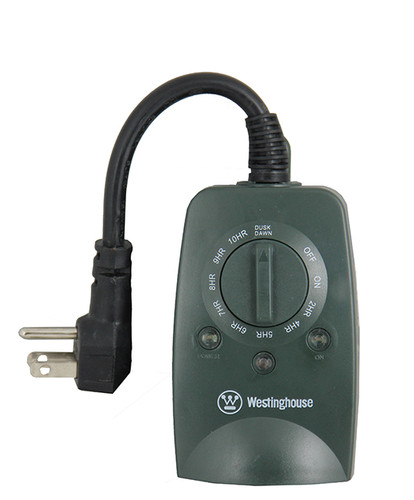Westinghouse 2-Outlet Photocell Outdoor Countdown Timer