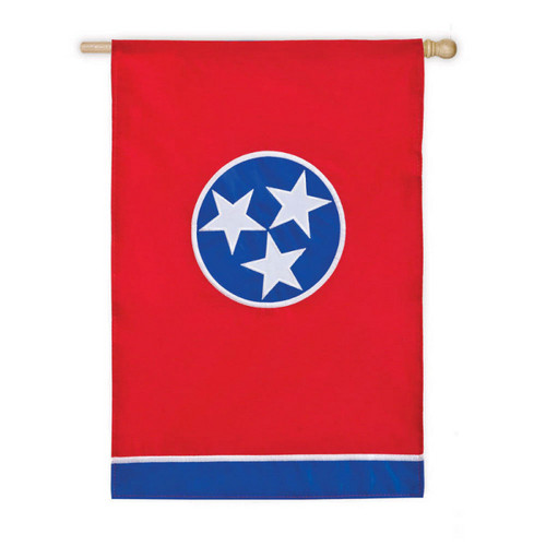 USA Tennessee State Red, Blue & White Outdoor Garden Flag 44" x 28"