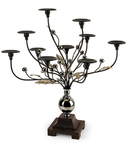 29" Ultra Chic Carolyn Kinder Sprawling Sphere Candelabra