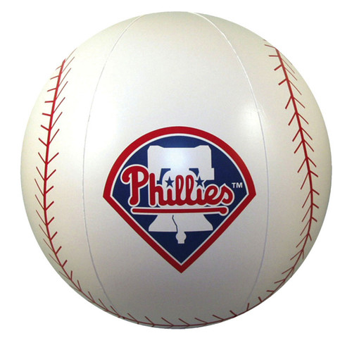 24" MLB Philadelphia Phillies Authentic Logo Inflatible Beach Ball