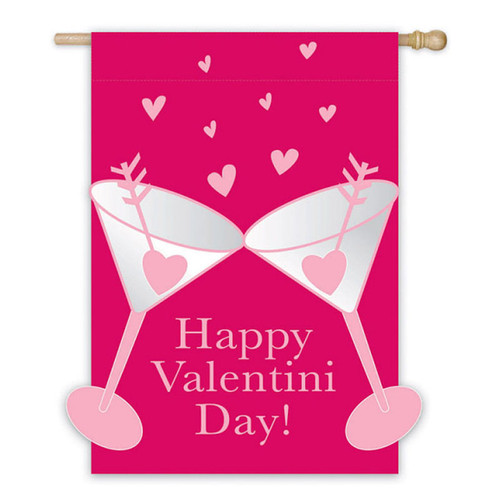 Happy Valentini Day Outdoor Garden Flag 44" x 28"