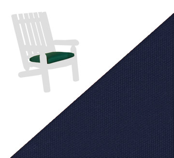 19" Outdoor Patio Log Chair or Rocker Seat Cushion - Navy