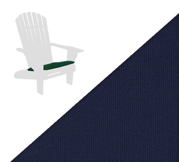 20.5" Outdoor Patio Adirondack Chair Seat Cushion - Navy
