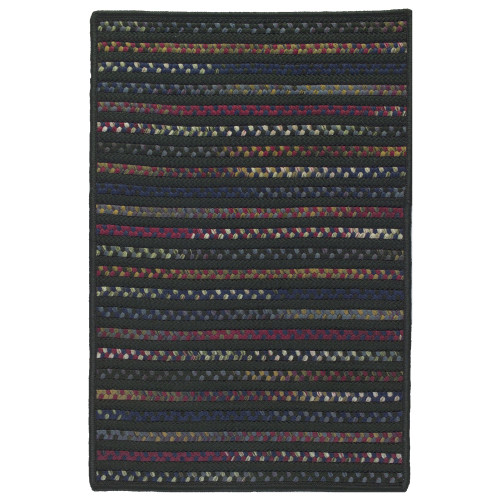 6" x 9" Green and Red All Purpose Handcrafted Reversible Rectangular Outdoor Area Throw Rug Sample