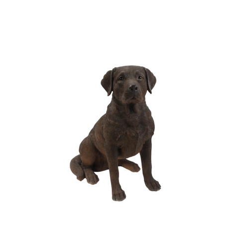 21.25" Labrador Retriever Dog Outdoor Garden Statue