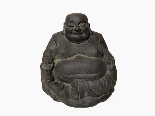 Smiling Buddha Outdoor Statue Garden - 16.5"