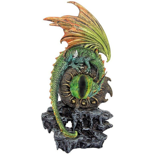 8.5" Eye of the Dragon Outdoor Garden Statue