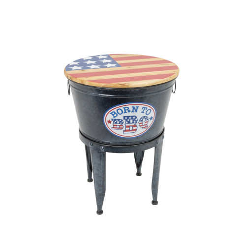 Born to BBQ Americana Drink Cooler - 25.75"