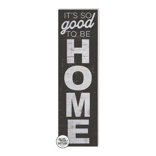Distressed "It's So Good to be Home" Outdoor Wall Sign - 35" - Black and White