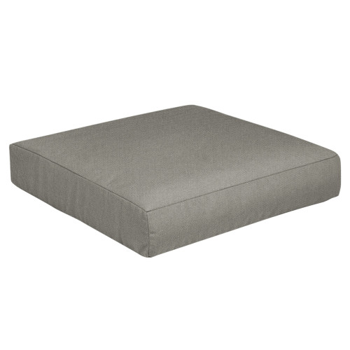 Solid Knife Edge Deep Outdoor Seating Cushion - 29" - Charcoal Gray