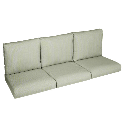 6-Piece Outdoor Patio Deep Seating Sofa Cushion Set - 23.5" - Sage Green