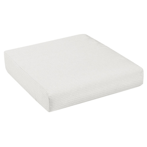 Solid Round Front Deep Outdoor Seating Cushion - 29" - Beige