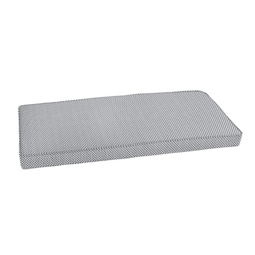Diamond Outdoor Patio Corded Bench Cushion - 37" - Blue and White