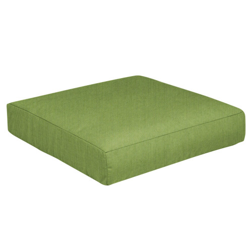 Solid Rectangular Deep Seating Outdoor Cushion - 25" - Green