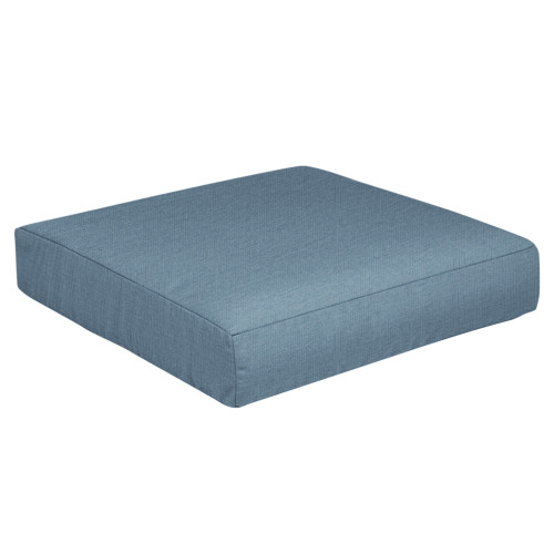 Solid Knife Edge Outdoor Deep Seating Cushion - 23.5" - Blue