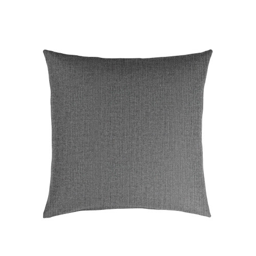 Solid Square Outdoor Patio Throw Pillow - 18" - Gray