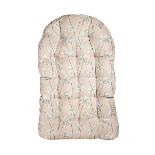 Floral Outdoor Patio Egg Chair Cushion - 44" - Pink and White