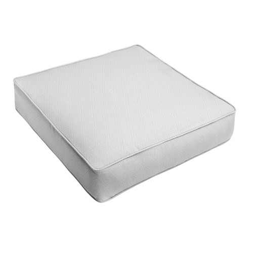 Diamond Outdoor Patio Deep Seating Cushion - 25" - White