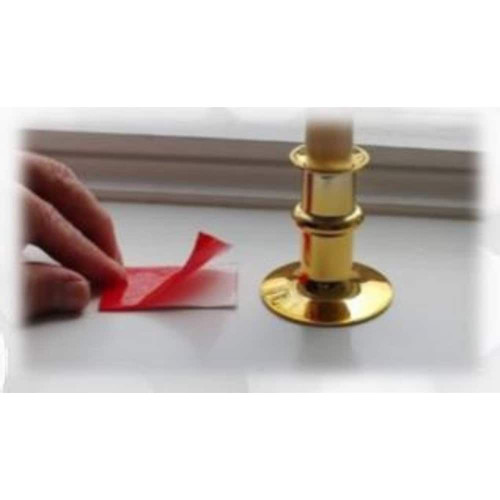 Pack of 12 Clear Sticky Sills for Window Candles 2.25"
