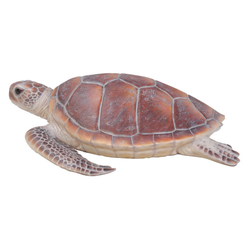 Large Sea Turtle Outdoor Garden Statue - 24.75"