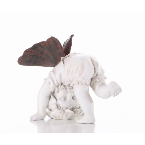 Baby Fairy Tumbling Outdoor Garden Statue - 7.75"