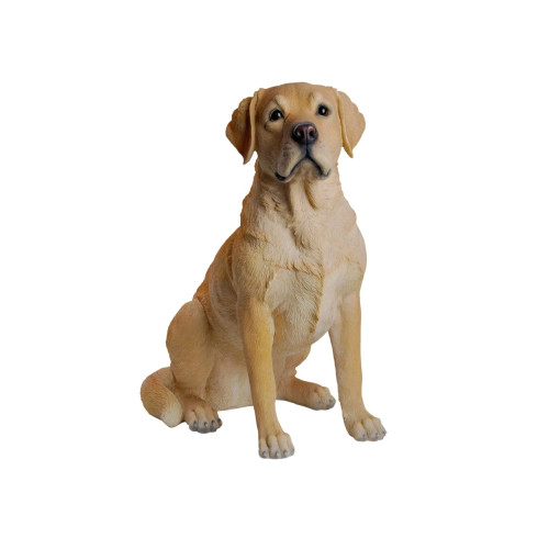 Golden Labrador Retriever Outdoor Garden Statue - 21.25"
