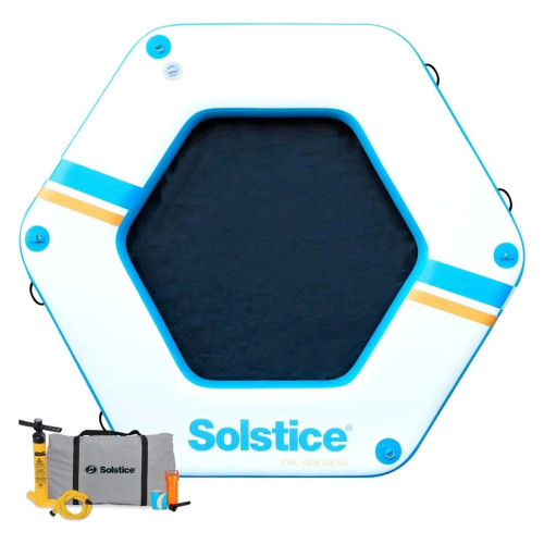 Inflatable Hex Mesh Floating Dock - 8.5' x 8.5'