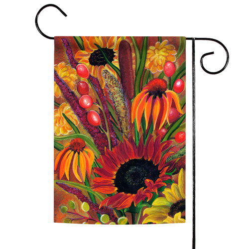 Bouquet of Flowers Outdoor Garden Flag 18" x 12.5"
