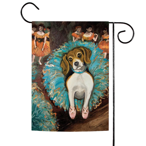 Dog Lover Beagle Outdoor Garden Flag 18" x 12.5"