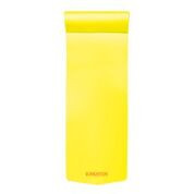 70" Smooth Yellow Sunsation Floating Swimming Pool Mattress Lounger