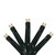 200 Warm White Multi-Function LED M5 Mini Christmas Lights - 20.5 ft Black Wire