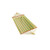 Vibrant Blue & Yellow Striped Double Hammock - 80" x 52" - Weather Resistant & Durable
