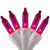 100 Count Pink Mini Icicle Christmas Lights - 8' White Wire