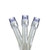 Battery Operated LED Christmas Lights - Pure White - 5' Clear Wire - 15ct