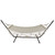 Macrame Cotton Hammock with Wooden Bars - 78" x 47" - Beige