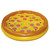 Indulge in Poolside Fun with a 70" Inflatable Brown and Yellow Pizza Round Swimming Pool Raft Lounger