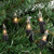 35ct Clear Mini Christmas Light Set, 7ft Black Wire