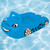 Inflatable Car Kiddie Ball Pit Pool Float - 46" - Blue
