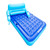 Inflatable Blue Malibu Pool Mattress with Removable Back Rest - 80"