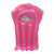 30-Inch Inflatable Transparent Pink with Metallic Silver Surf Rider Pool Float