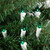 50 Count Teal Mini Christmas Light Set, 24.5 ft White Wire