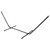 11ft Black Steel Hammock Stand with Hardware