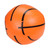 Inflatable Orange and Black 6-Panel Beach Basketball Swimming Pool Toy, 16-Inch: Perfect for Water and Outdoor Games!
