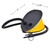 9" Black and Yellow Portable Bellows Foot Pump